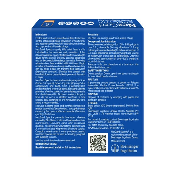 NexGard Spectra for Dogs