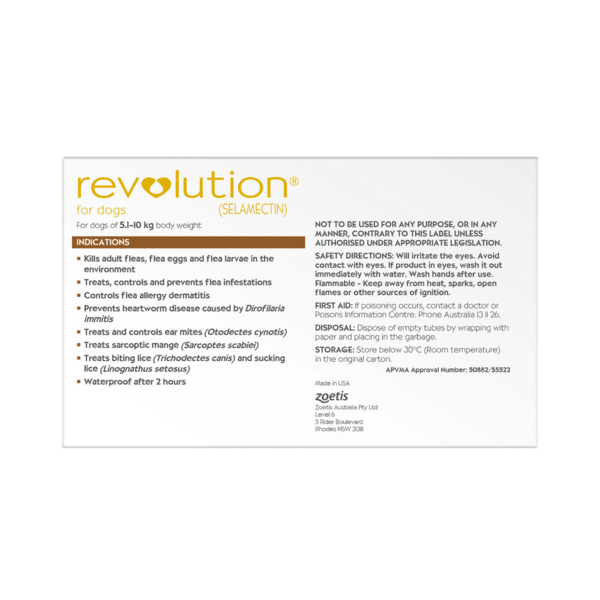 Revolution for Dogs & Cats