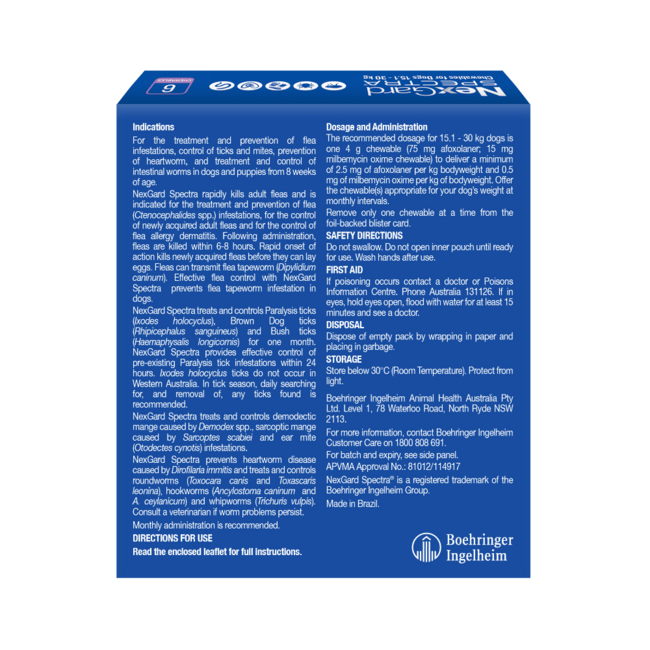 NexGard Spectra for Dogs