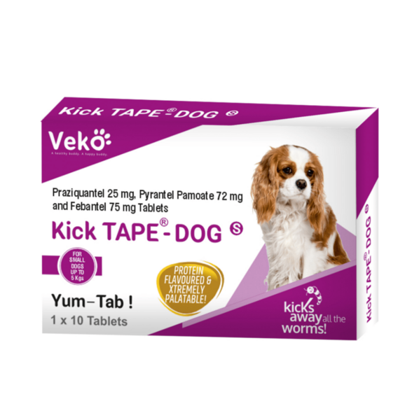 Kick TAPE for Dogs & Cats (Drontal for Dogs & Cats)