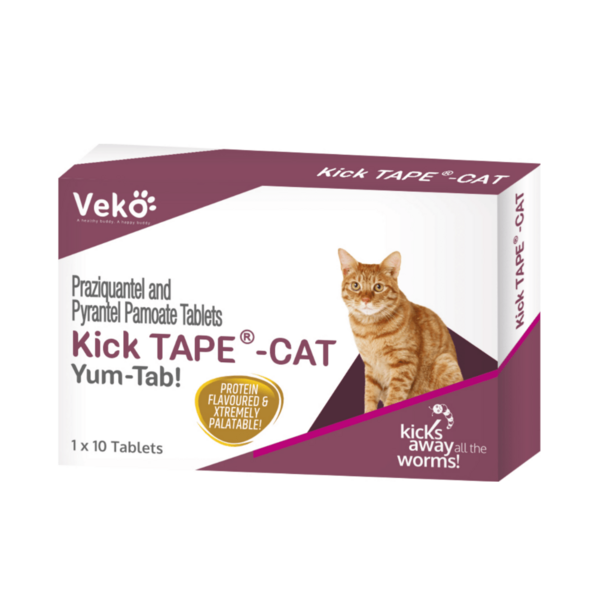 Kick TAPE for Dogs & Cats (Drontal for Dogs & Cats)