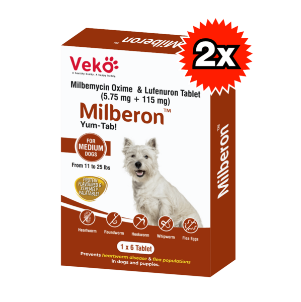Milberon for Dogs (Generic Sentinel Flavor Tabs)