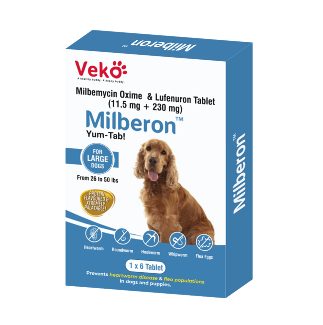Milberon for Dogs (Generic Sentinel Flavor Tabs)
